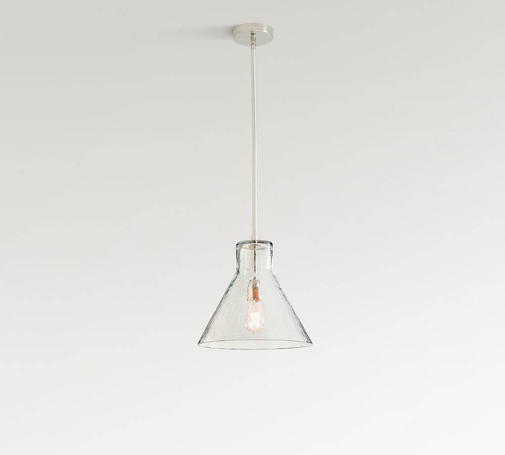 Bridget Recycled Glass Flared Pendant (13"-18")