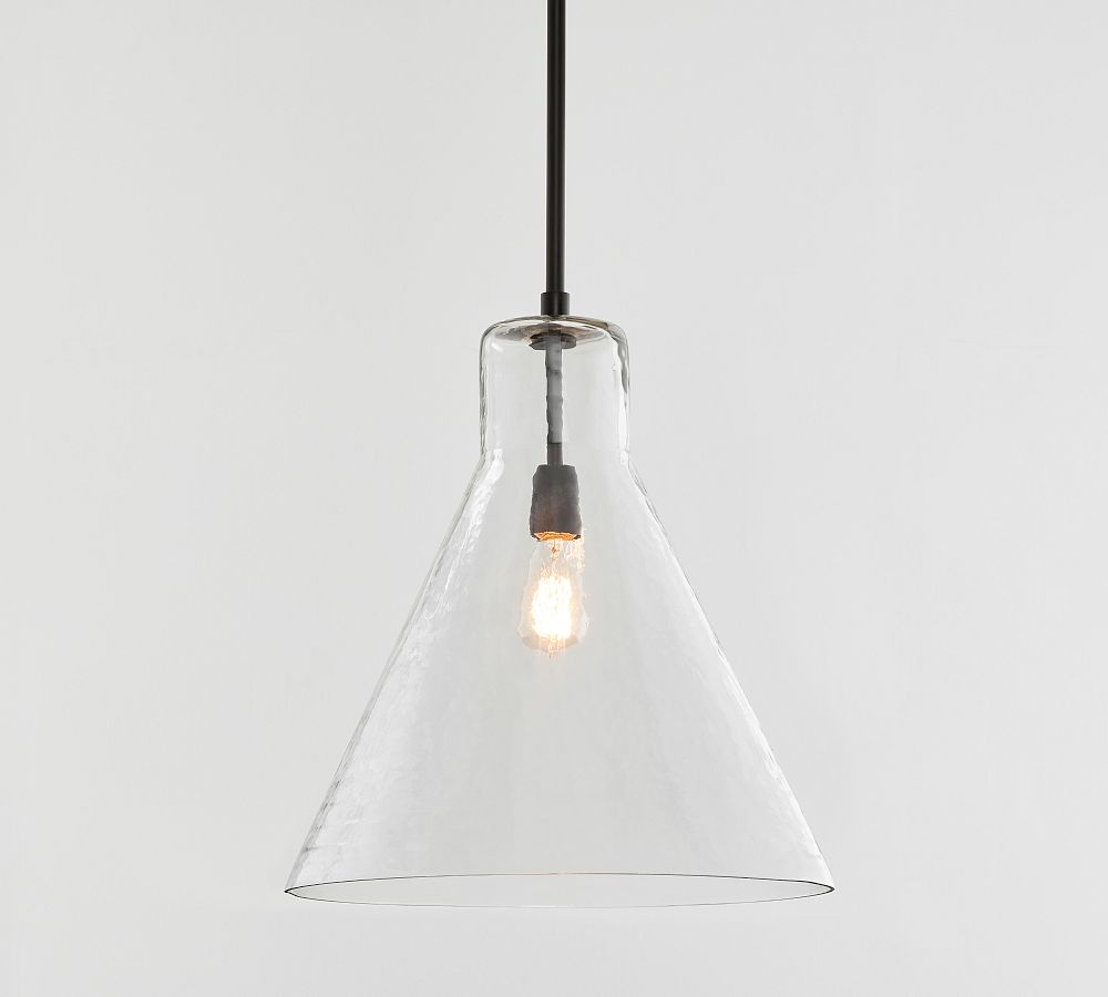 Bridget Recycled Glass Flared Pendant (13"-18")