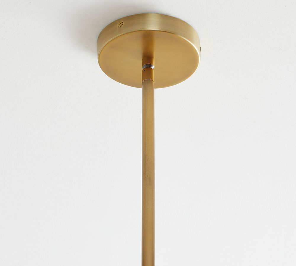 Bridget Recycled Glass Flared Pendant (13"-18")