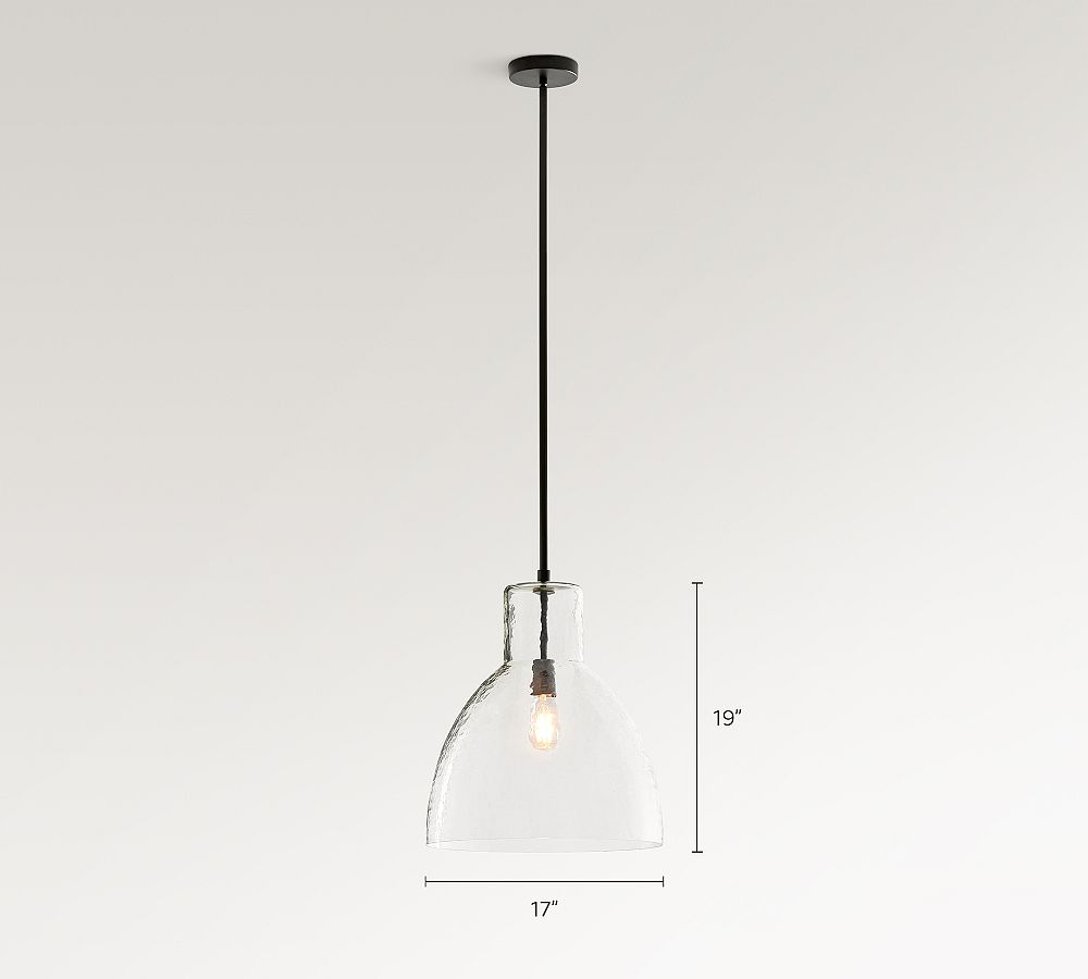 Bridget Recycled Glass Pendant (8"-17")