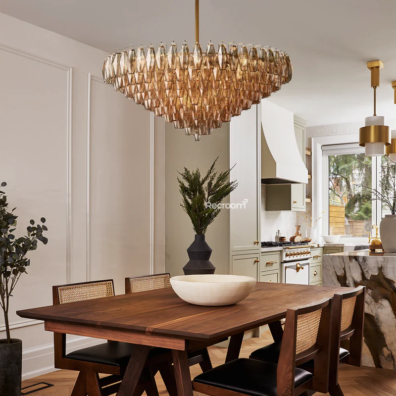 Chia Round Tired Chandelier 47"