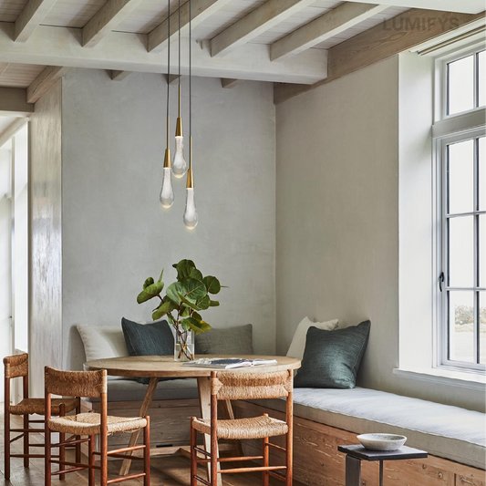 Solitaire Cluster Crystal Pendant 3 Light 5 Light 7Light