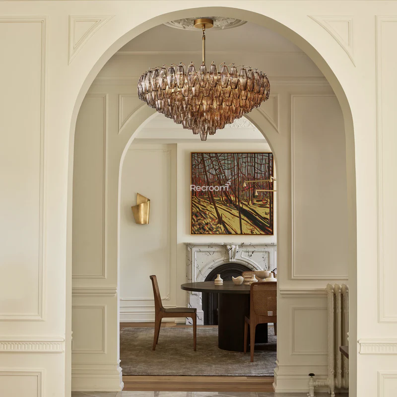 Chia Round Tired Chandelier 37"