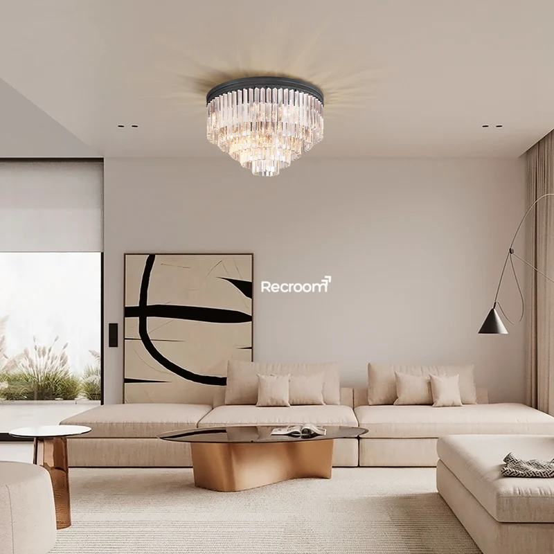 Odean Round Flushmount 20" 32"