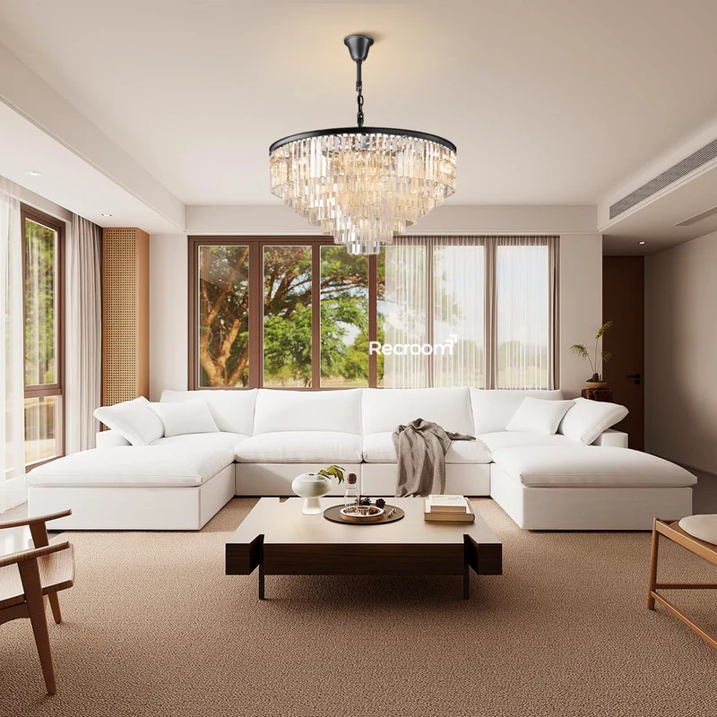 Odean Round Chandelier 20" 32" 44" Tiers