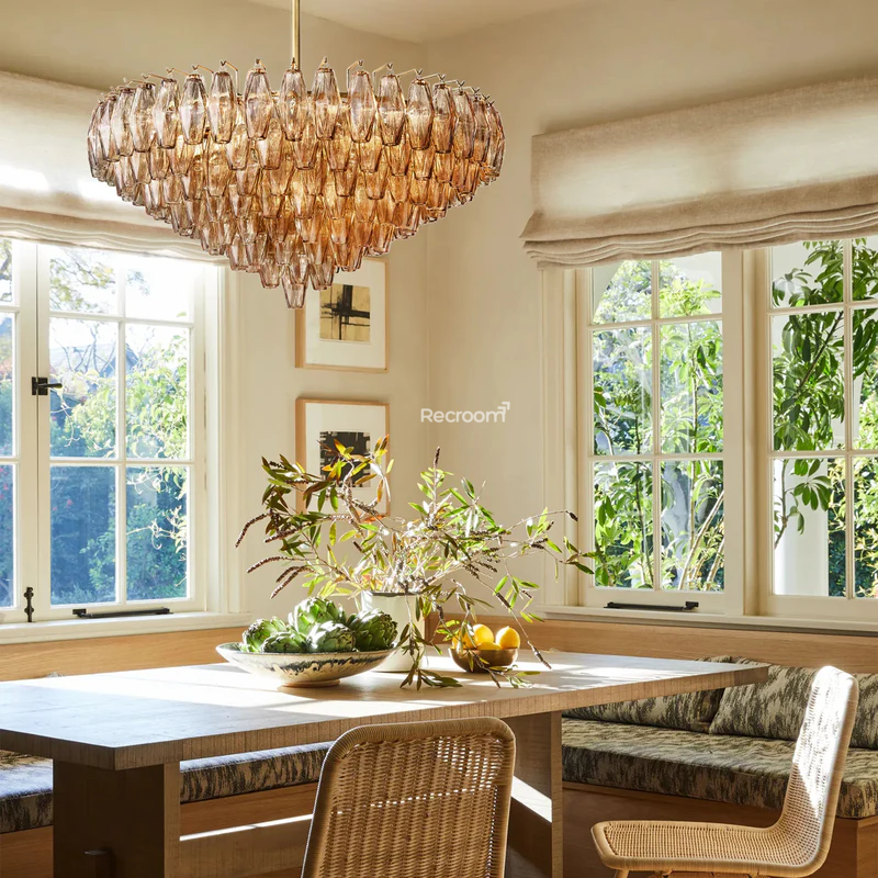 Chia Round Tired Chandelier 37"