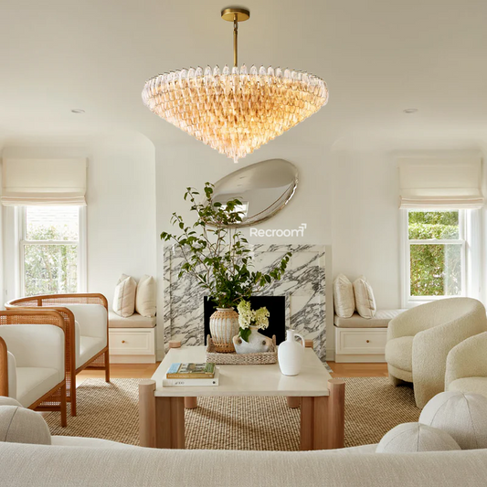 Chia Round Tired Chandelier 62"