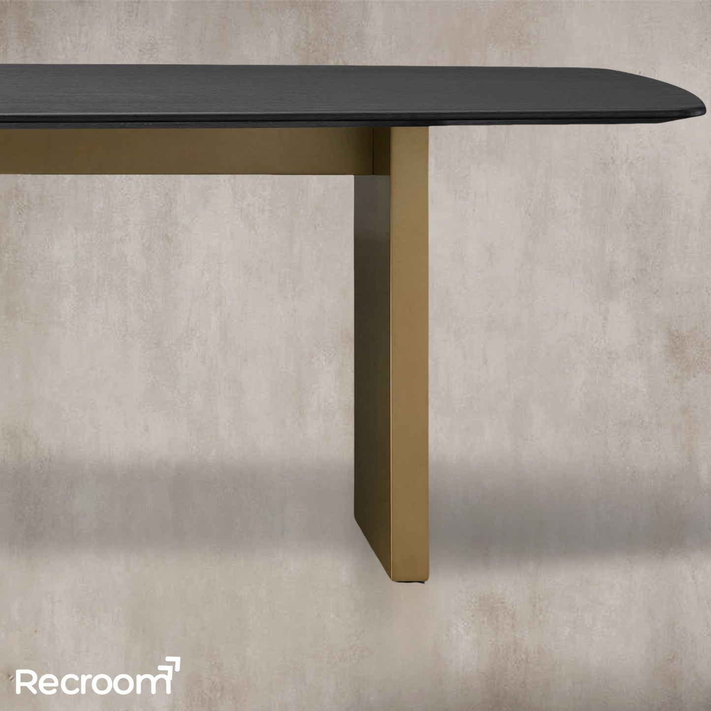 San Germani Wood Dining Table with Clement Base