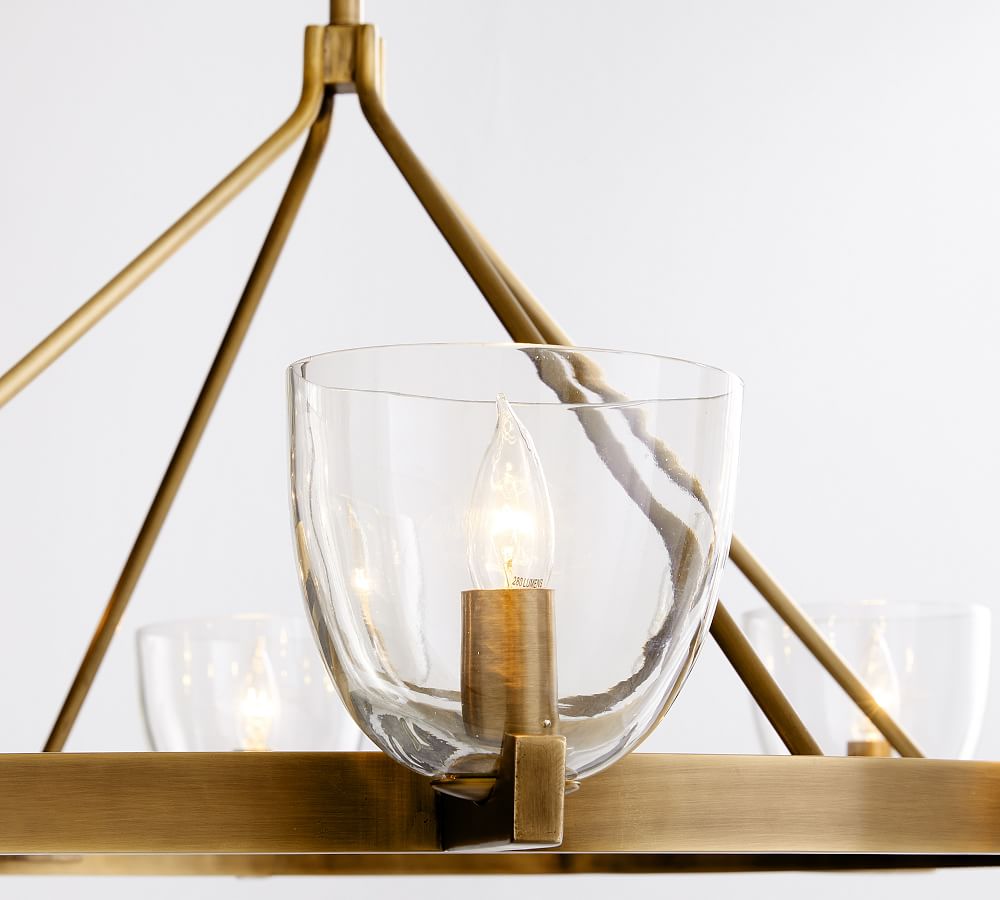 Chamberlin Metal Round Chandelier (50")