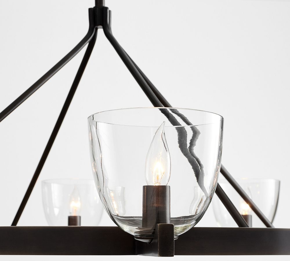 Chamberlin Metal Round Chandelier (50")