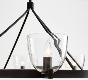 Chamberlin Metal Round Chandelier (50")