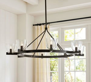 Chamberlin Metal Round Chandelier (50")