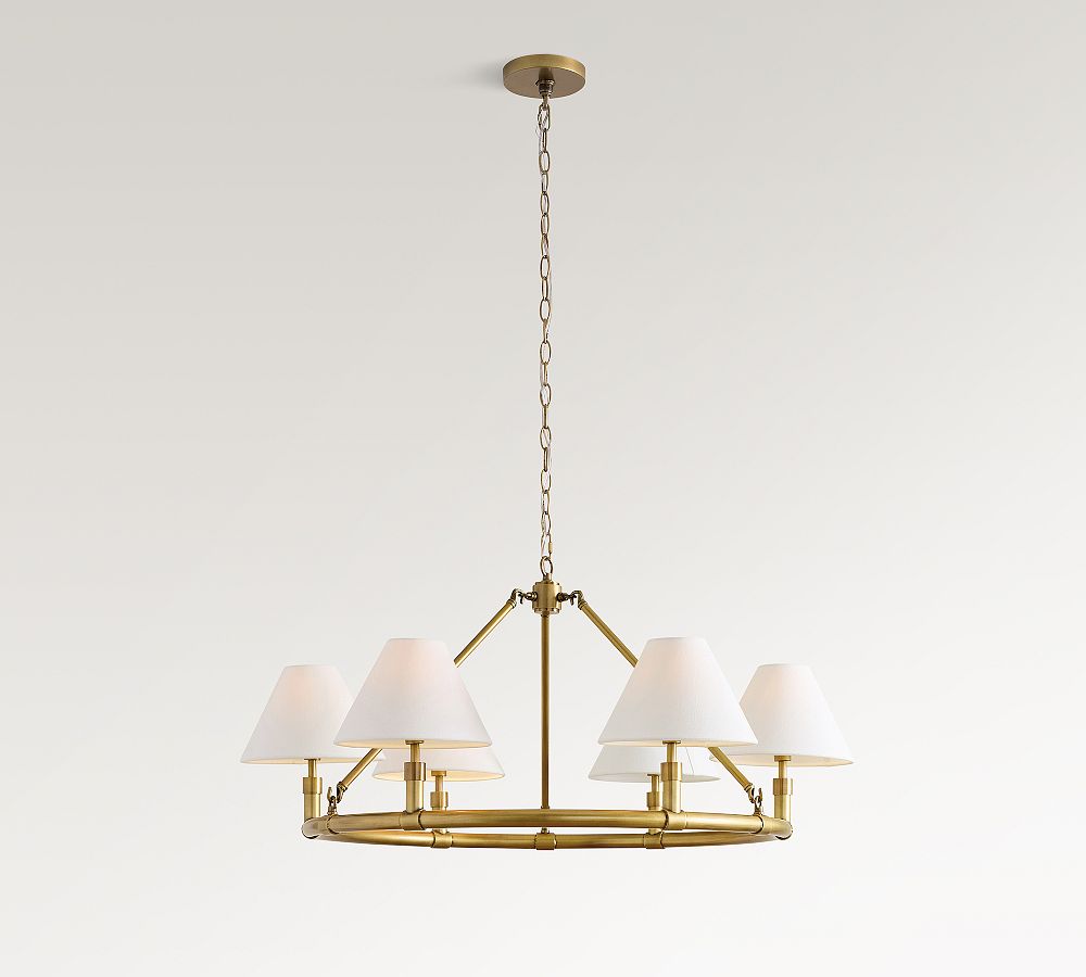 Chambers Metal Round Chandelier (36")