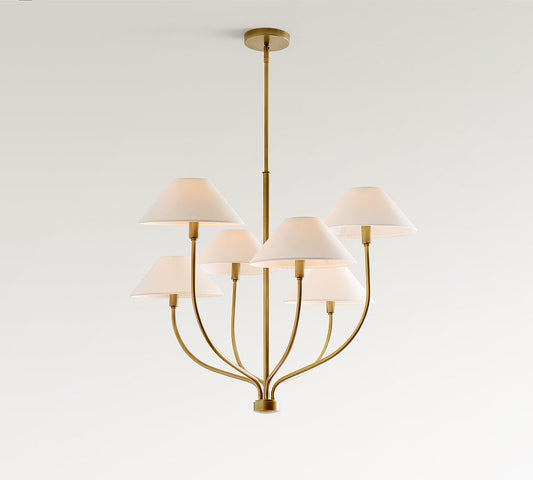 Chambers Metal Staggered Chandelier (36")