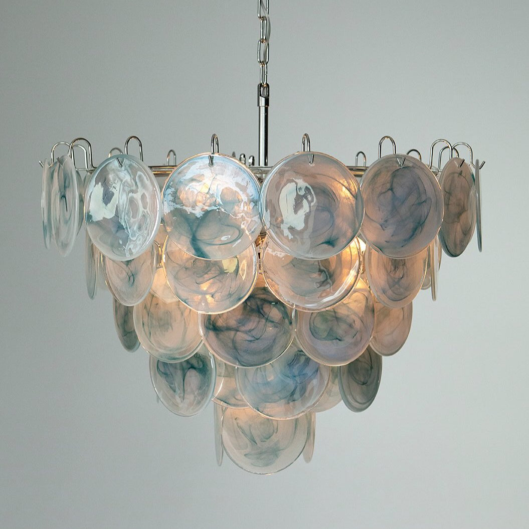 Murano Chandelier 57 Blue