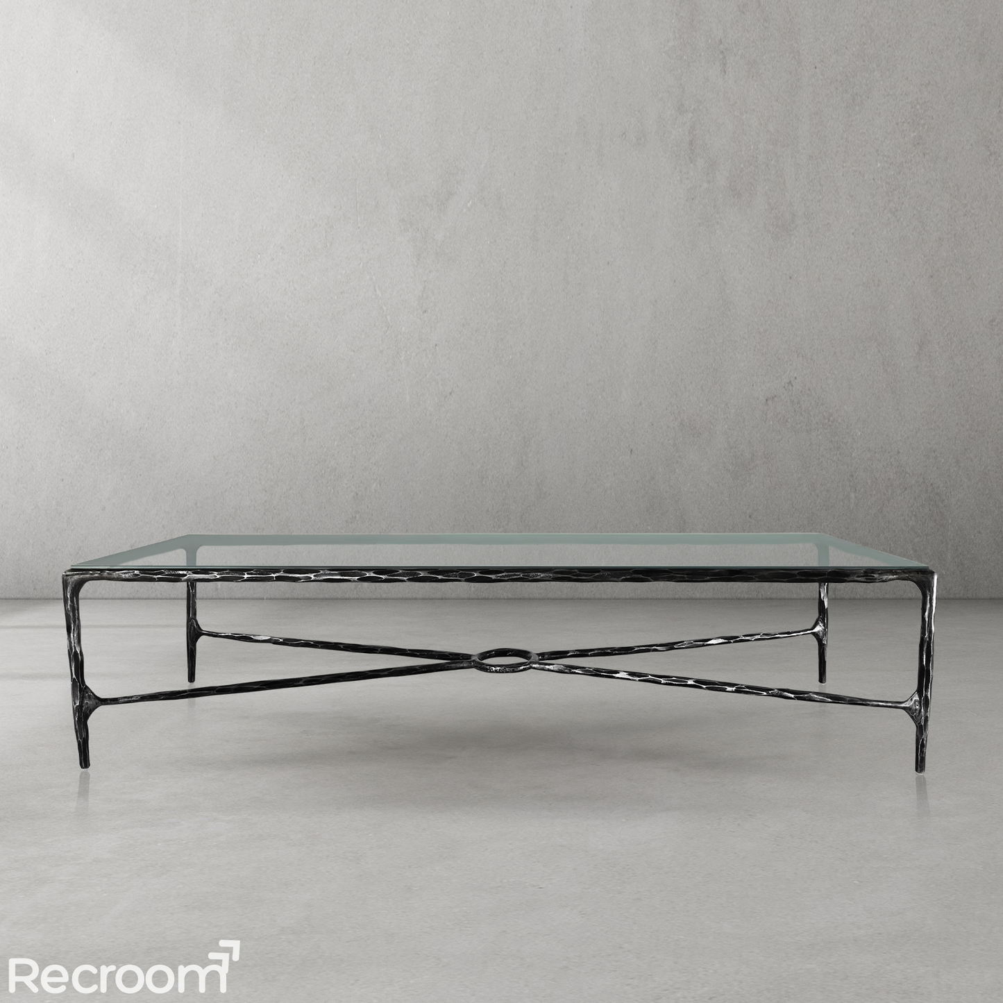 Thaddeo Rectangle Glass Coffee Table
