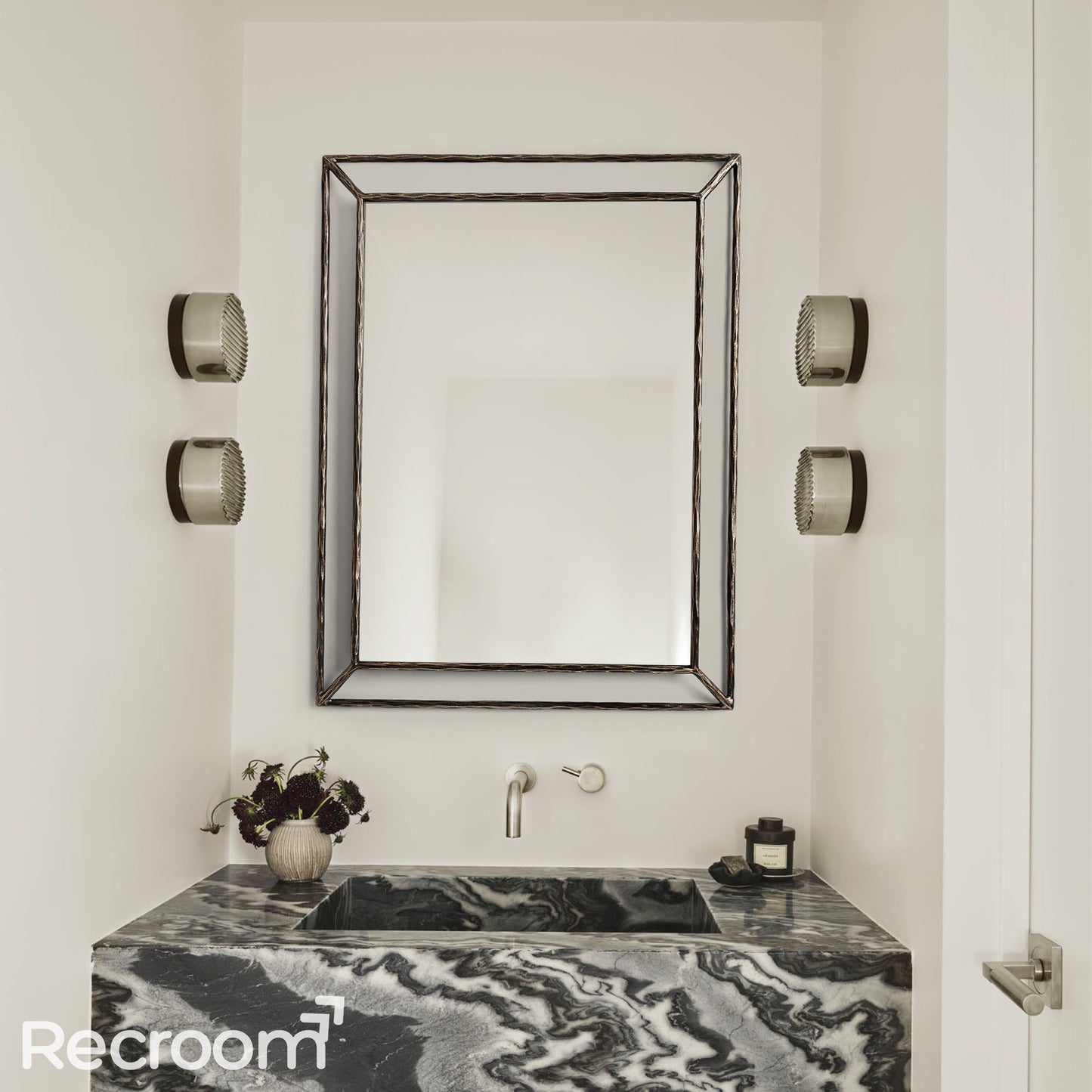 Thaddeo Open Beveled Mirror