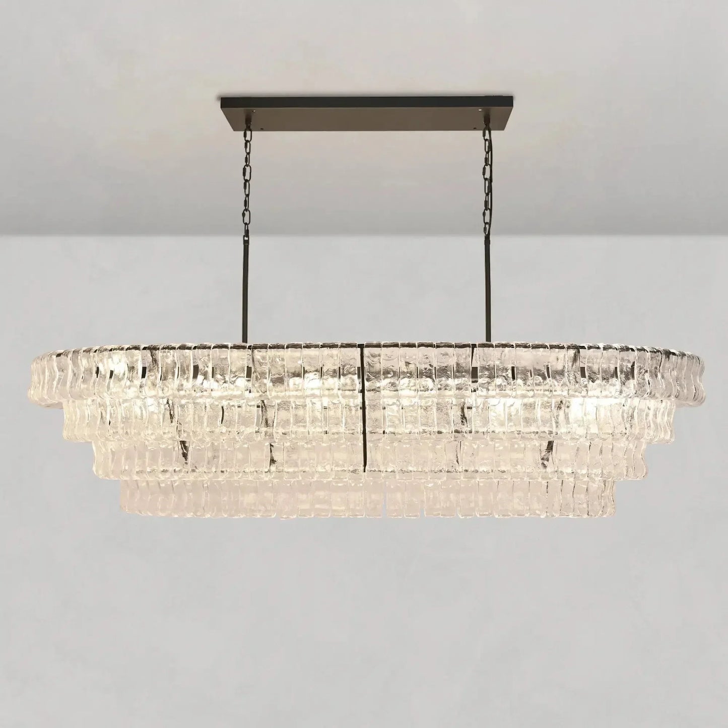 Ghiaccio Oval Chandelier