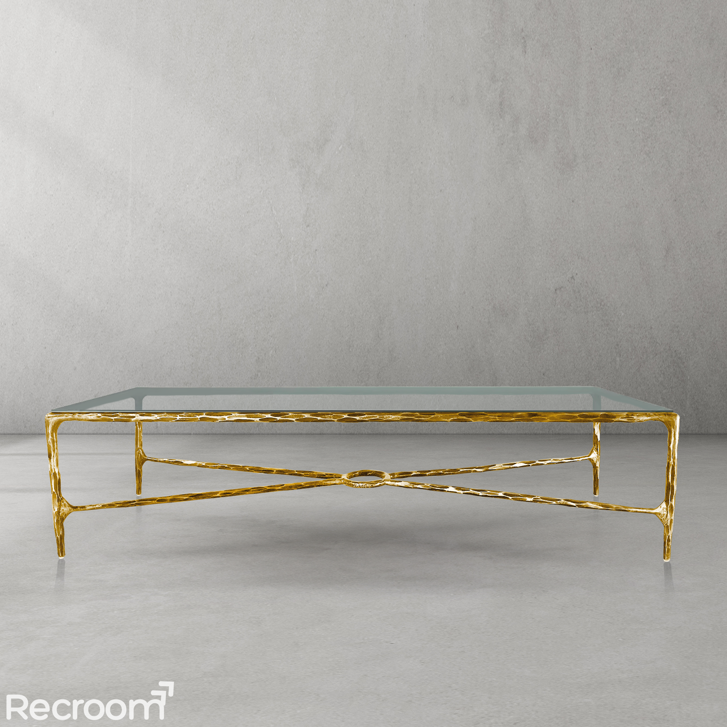 Thaddeo Rectangle Glass Coffee Table