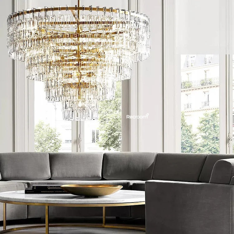 Marige Tiered Round Chandelier 36“ 48” 60“