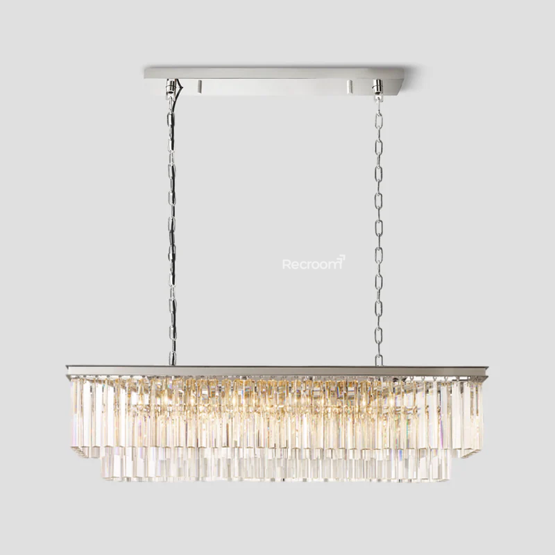 Odean Rectangle Chandelier 40" 49" 59" 72" 2-Layers