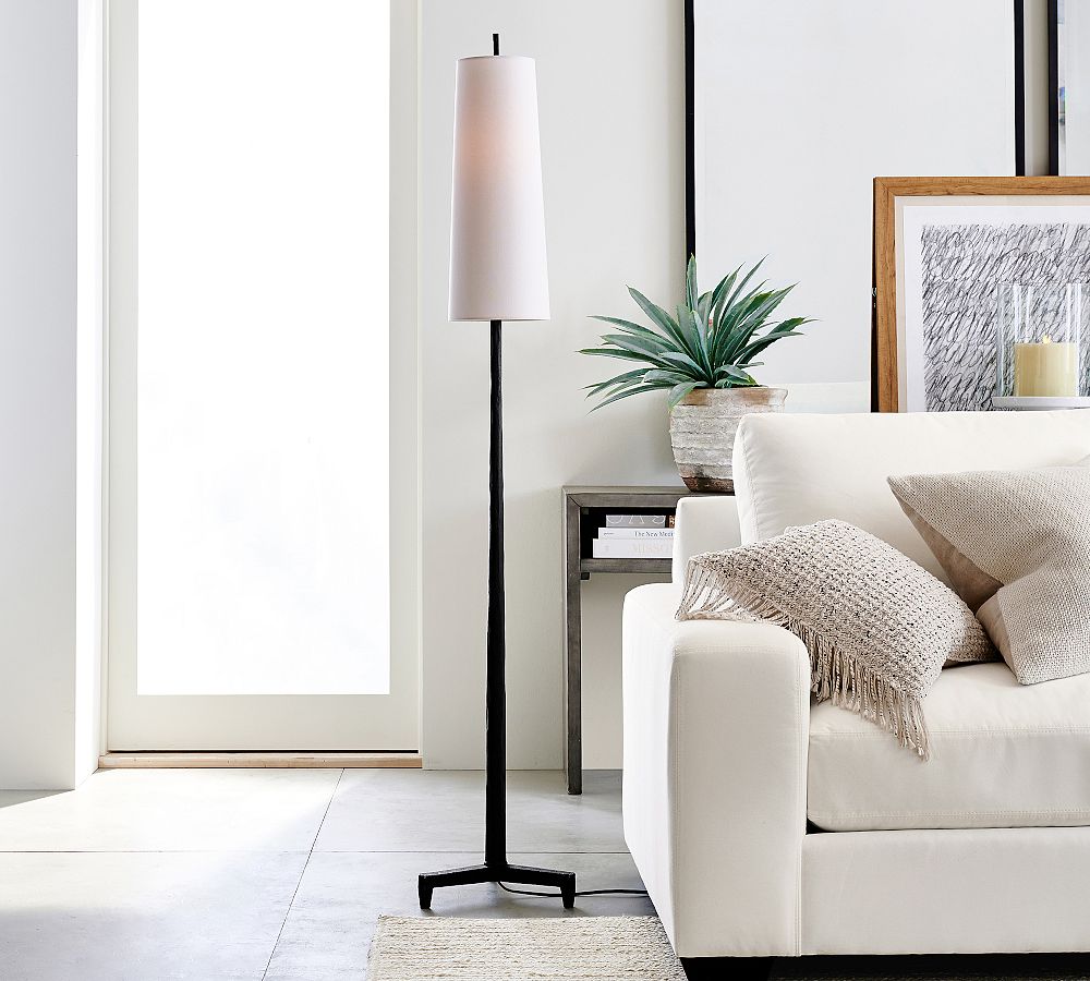 Fallon Forged-Iron Floor Lamp (70")