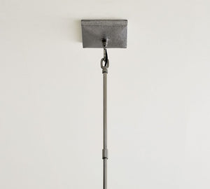 Fallon Forged-Iron Linear Chandelier (46")