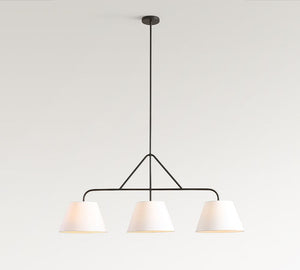 Fallon Forged-Iron Linear Multi Pendant (39")