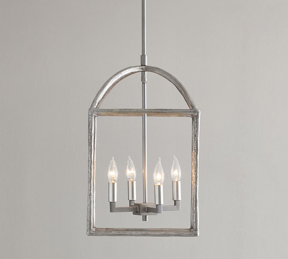 Fallon Forged-Iron Pendant (13")