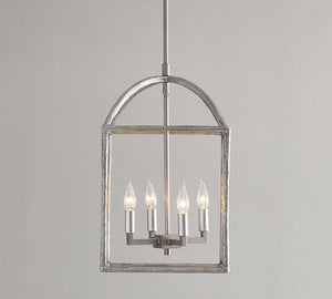 Fallon Forged-Iron Pendant (13")