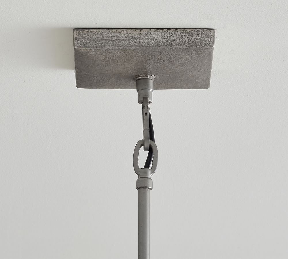 Fallon Forged-Iron Pendant (13")