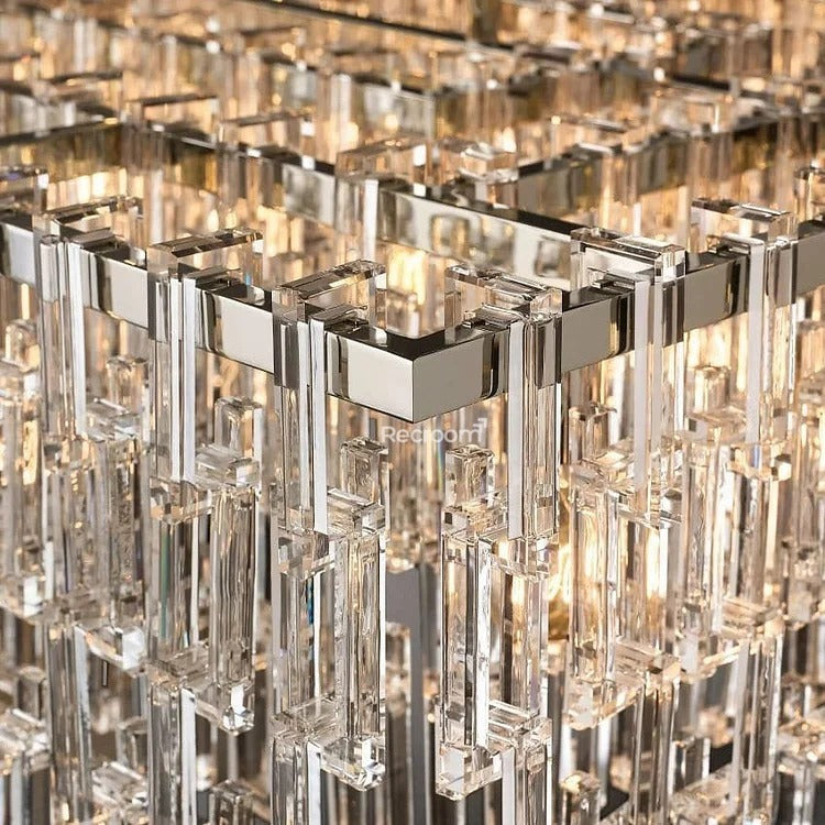 Marige Rectangular Chandelier 60"