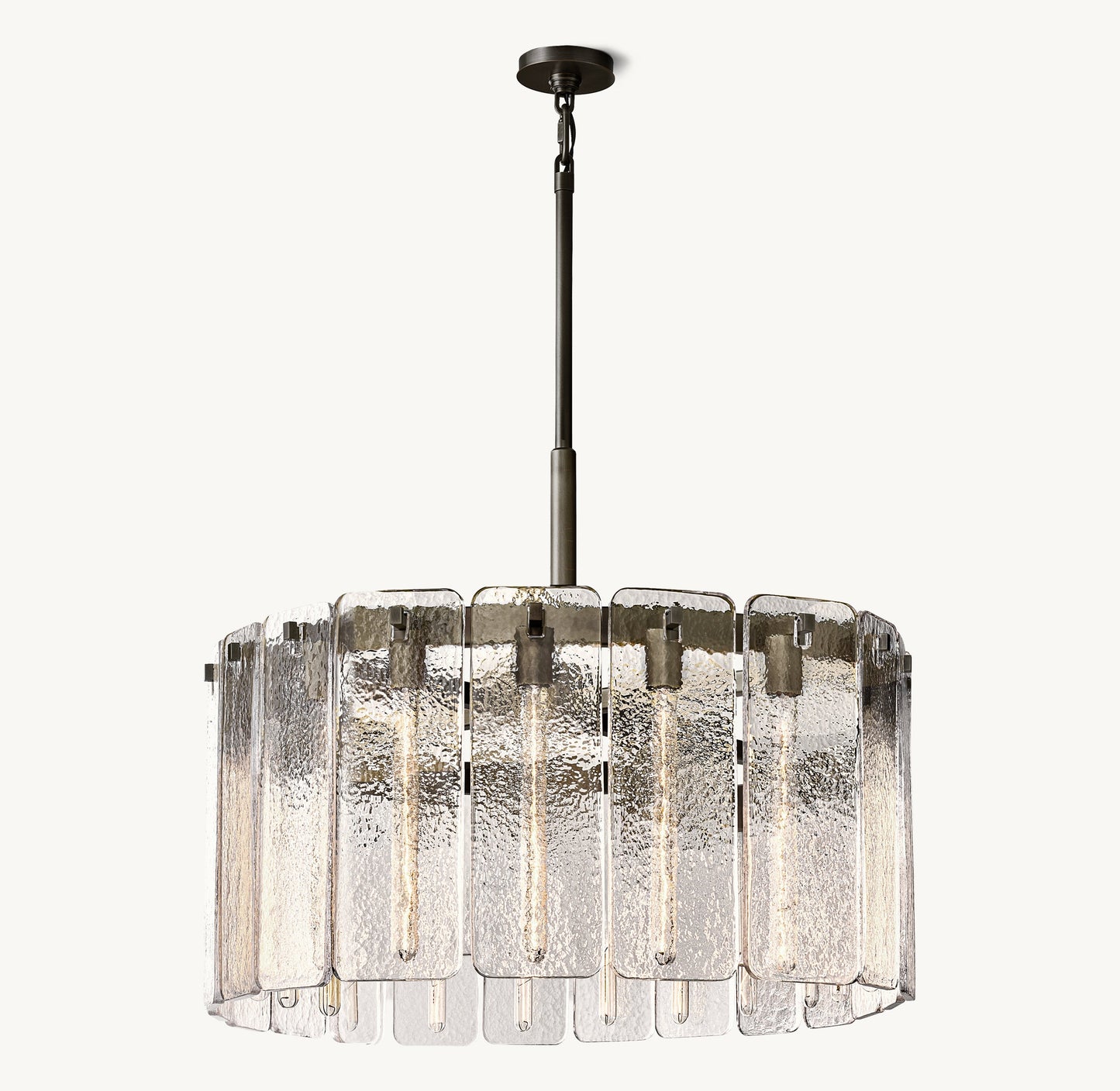Calamette Glass Round Chandelier 36"