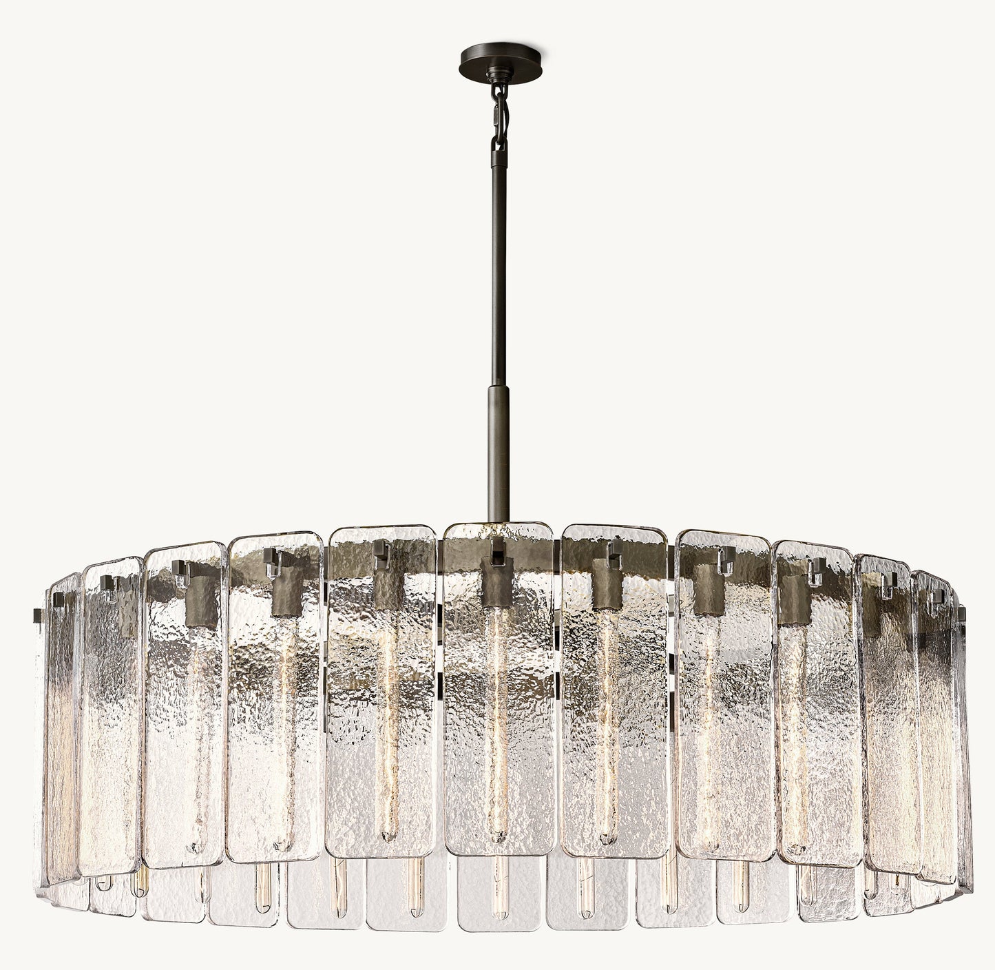 Calamette Glass Round Chandelier 48"