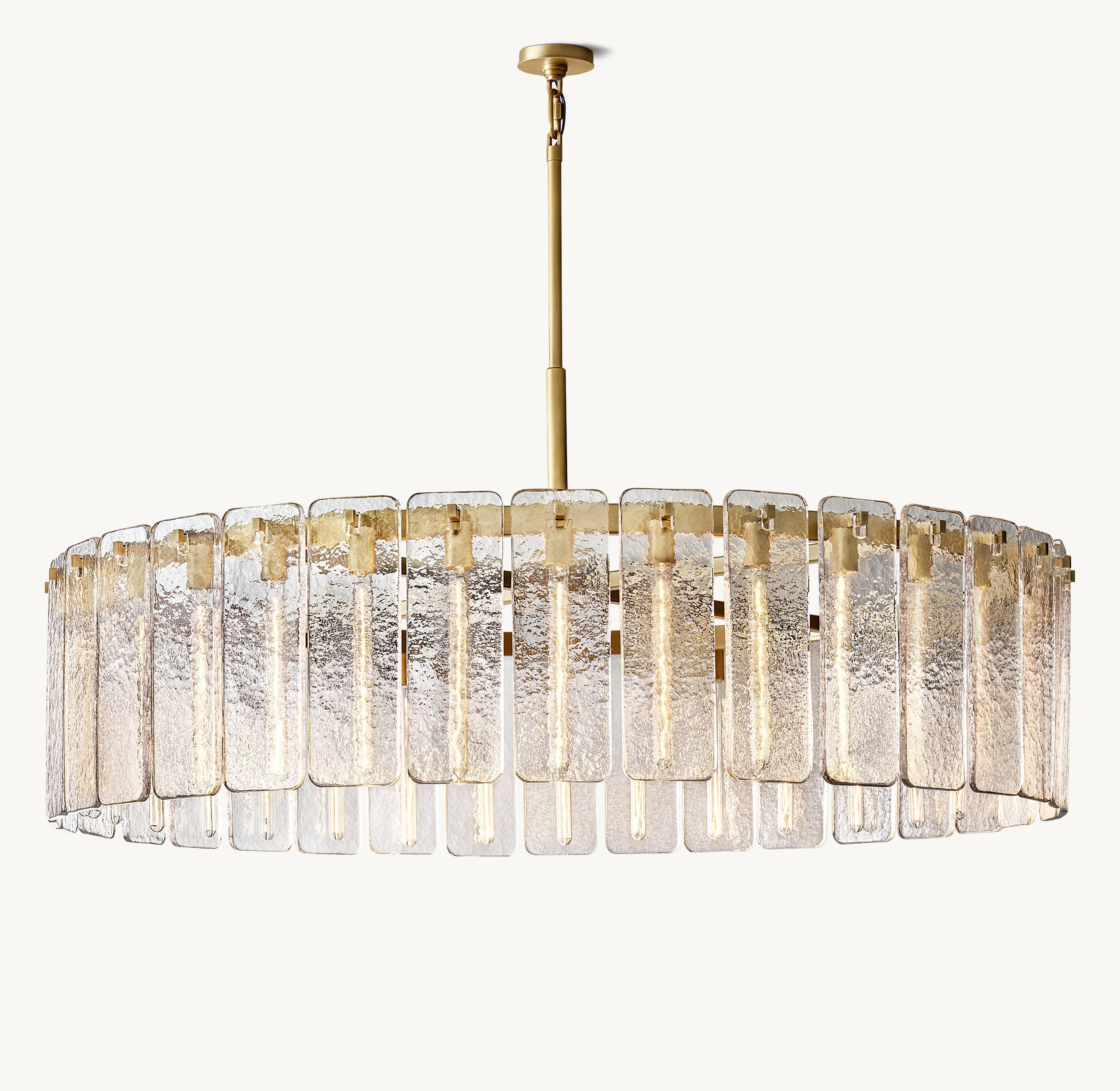 Calamette Glass Round Chandelier 60"