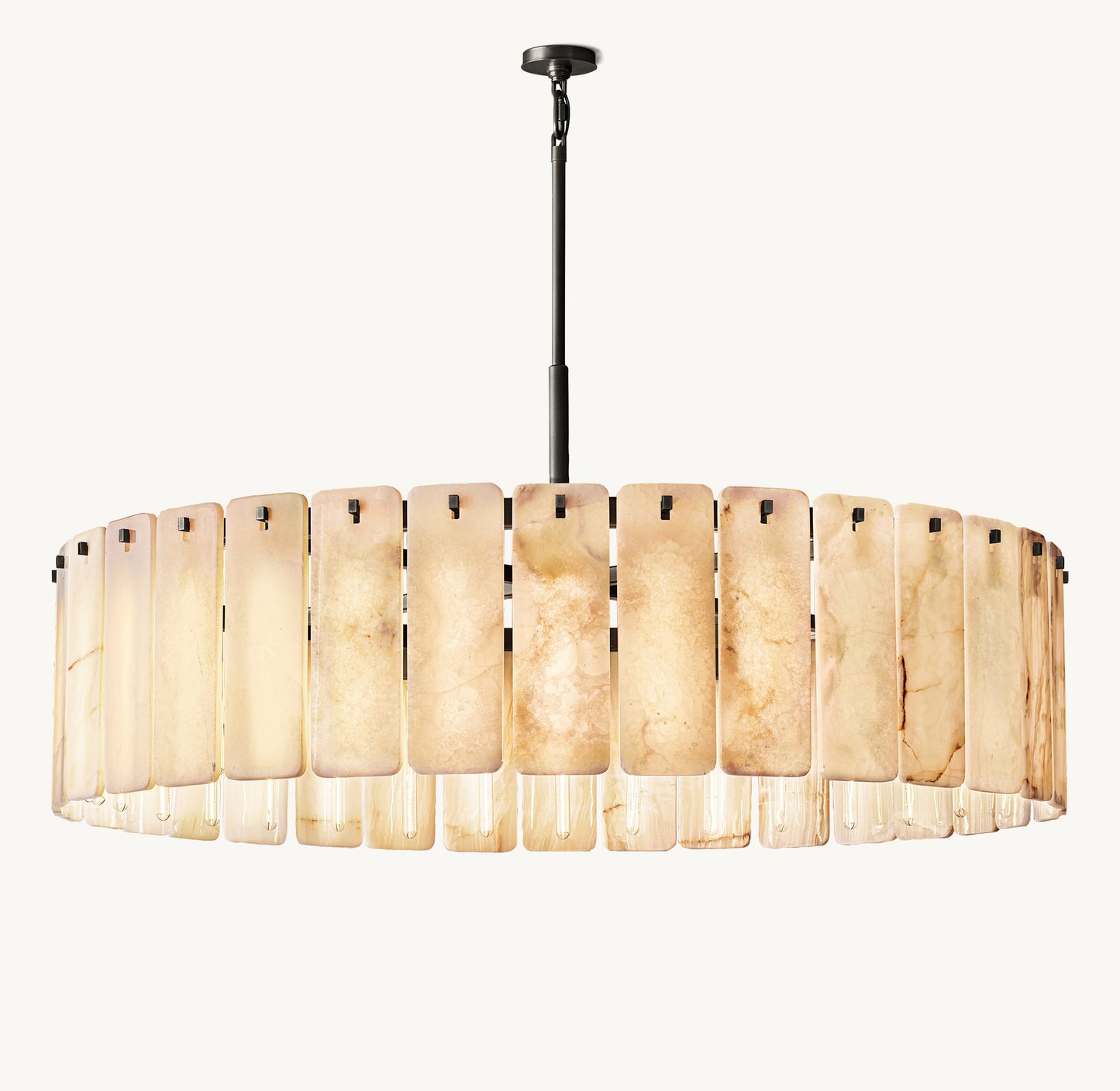 Calamette Onyx Round Chandelier 60"