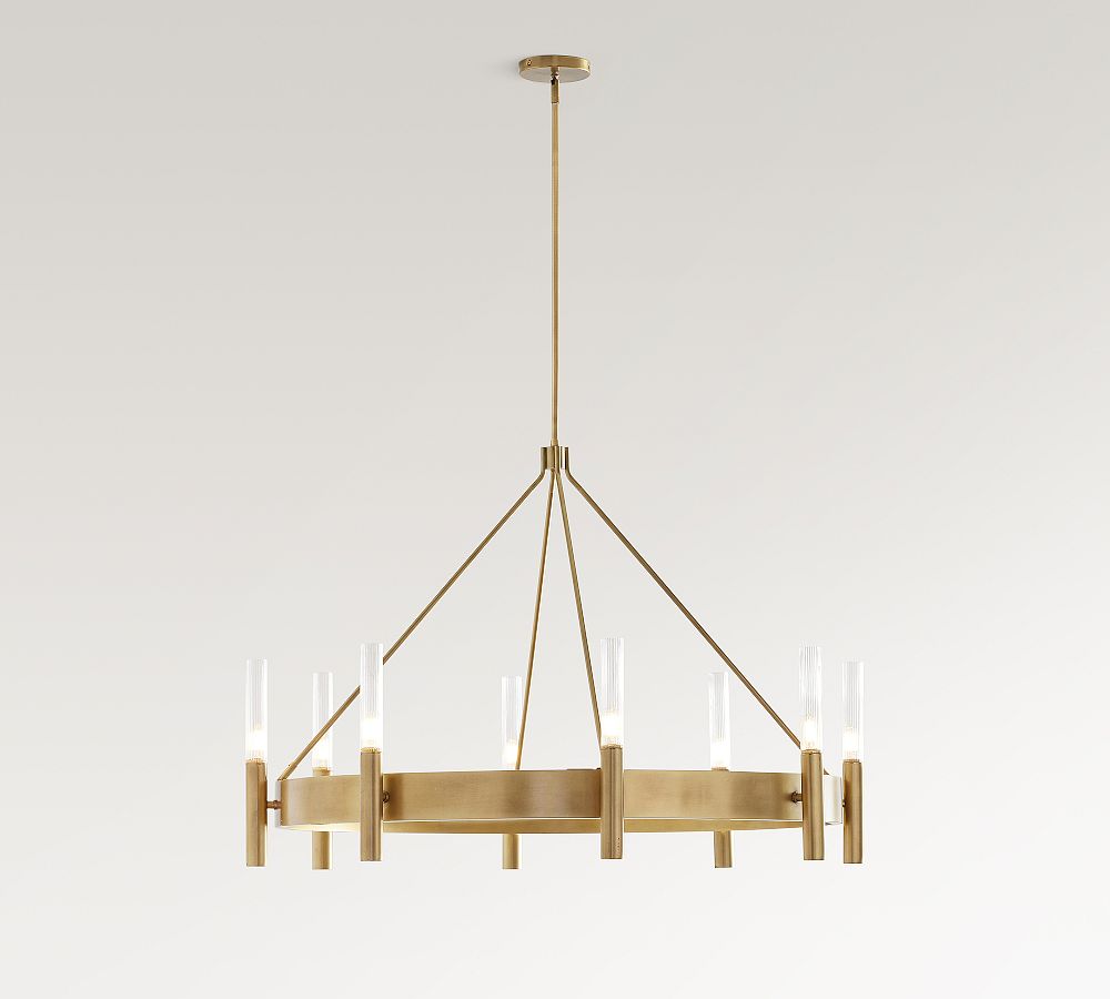 Somerset Metal Round Chandelier (44")