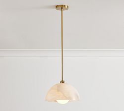 Windham Alabaster Dome Pendant (12")