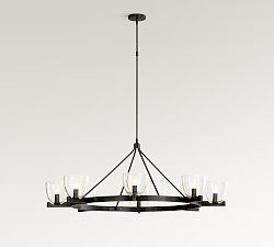 Chamberlin Metal Round Chandelier (50")