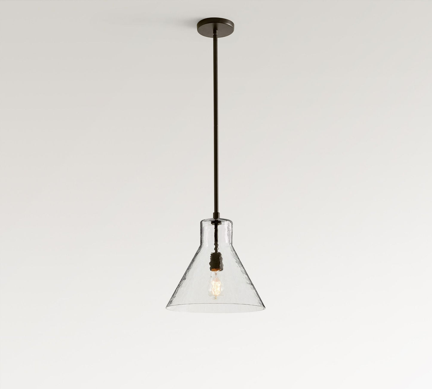 Bridget Recycled Glass Flared Pendant (13"-18")