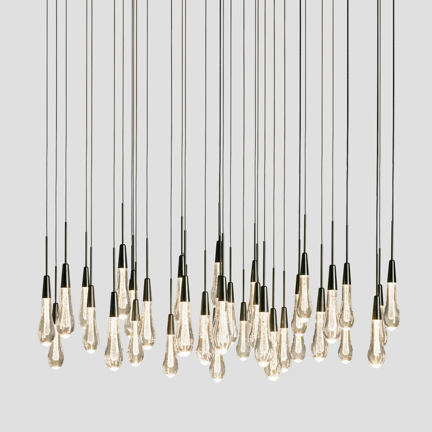 Solitaire Crystal Round Chandelier 17" 24" 36" 40'' 48'' 58"D