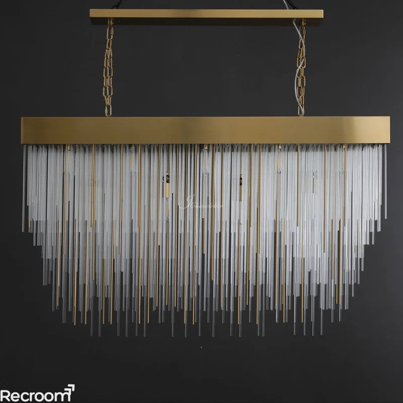 Casa Rectangular Chandelier 54"
