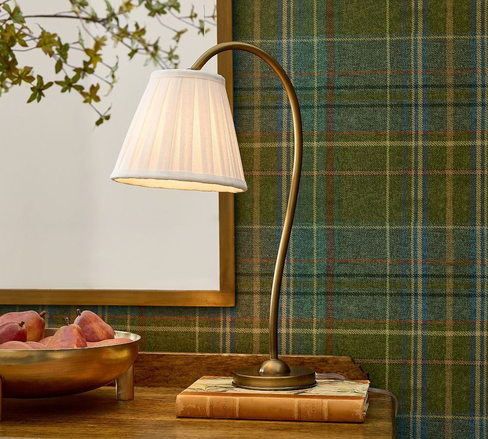 Baylor Pleated Shade Task Table Lamp 20"