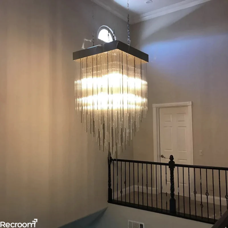 Casa Square Chandelier 21" 30"