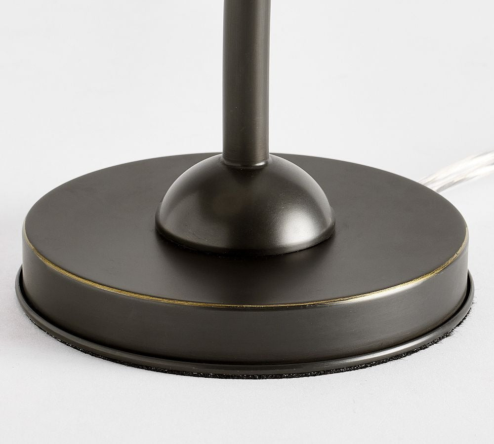 Baylor Pleated Shade Task Table Lamp 20"