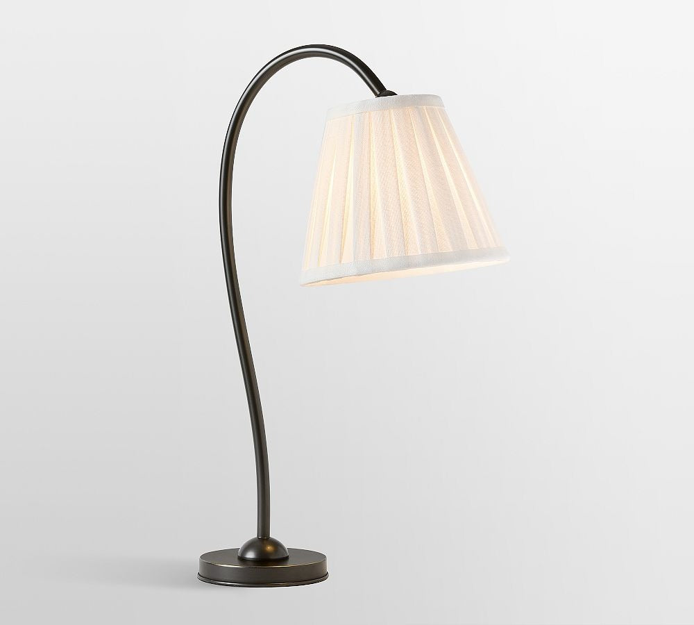 Baylor Pleated Shade Task Table Lamp 20"