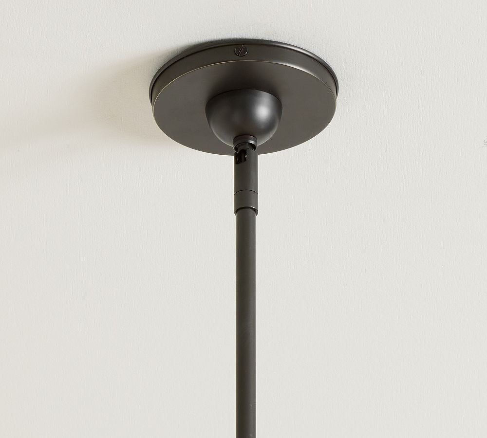 Baylor Round Pleated Shade Chandelier 38"