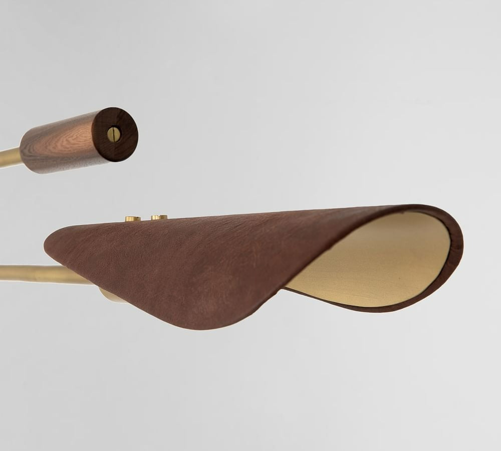 Canlish Leather Chandelier 53"