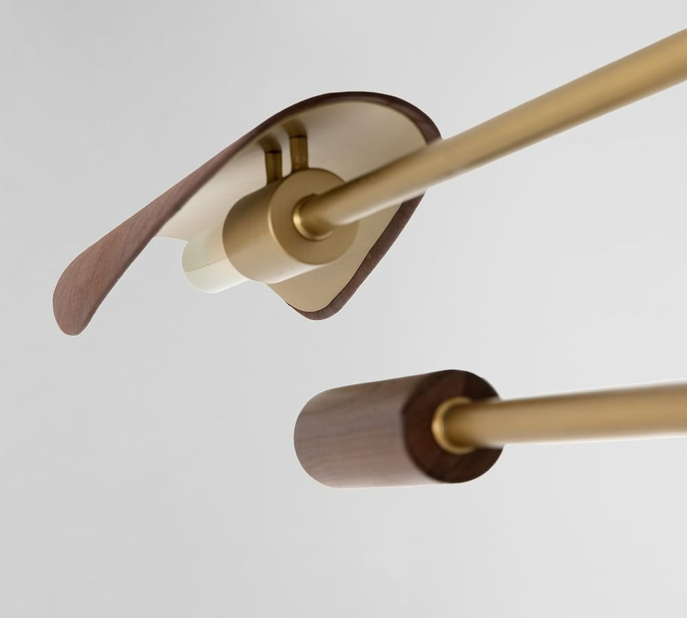 Canlish Leather Chandelier 53"