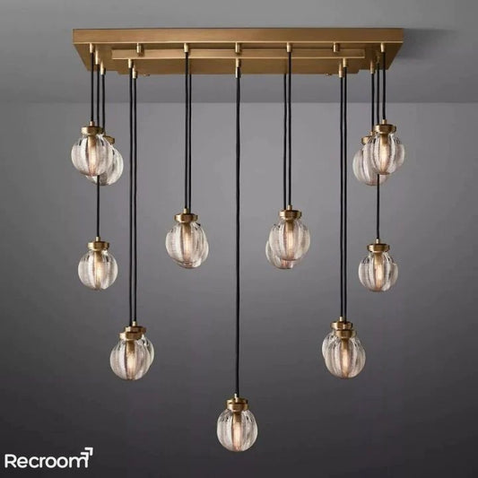 Pearli Rectangular Chandelier 36"
